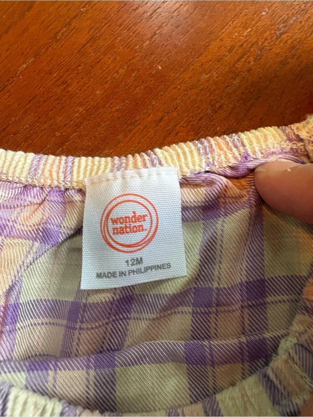NWR wonder nation Girls Plaid Top with Red and Teal Leggings from Cat & Jack 12M